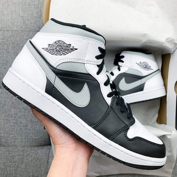black white grey jordan 1